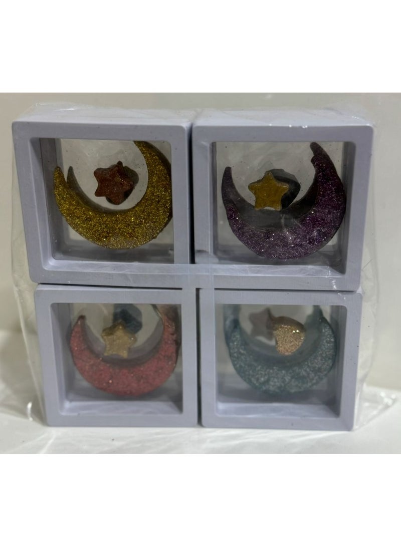 توزيعات مستكه معطره ابيض 8 قطع ( 7 سم ) - Image 3